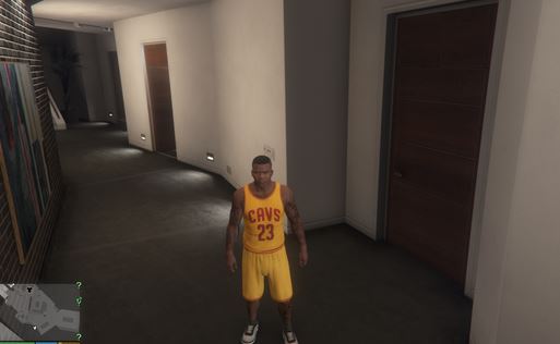 gta5mod小富NBA骑士队球衣MOD