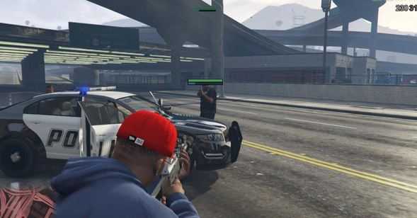 gta5人物血条MOD